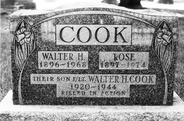 headstones for cook family